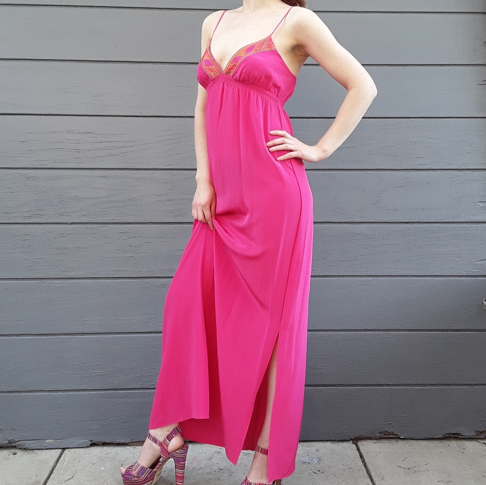 Twelfth Street by Cynthia Vincent Pink Silk Dress